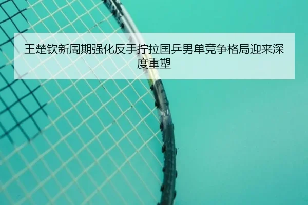 王楚钦新周期强化反手拧拉国乒男单竞争格局迎来深度重塑